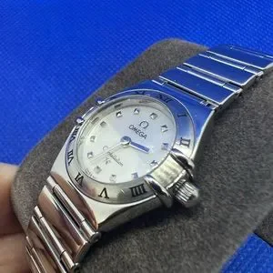 Omega Constellation “My Choice” mother of pearls dial. 26mm Omega Constellation My Choice White Dial DIA Women Watch  main image 2